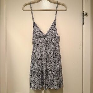 Cotton Candy LA Black and White Floral Dress